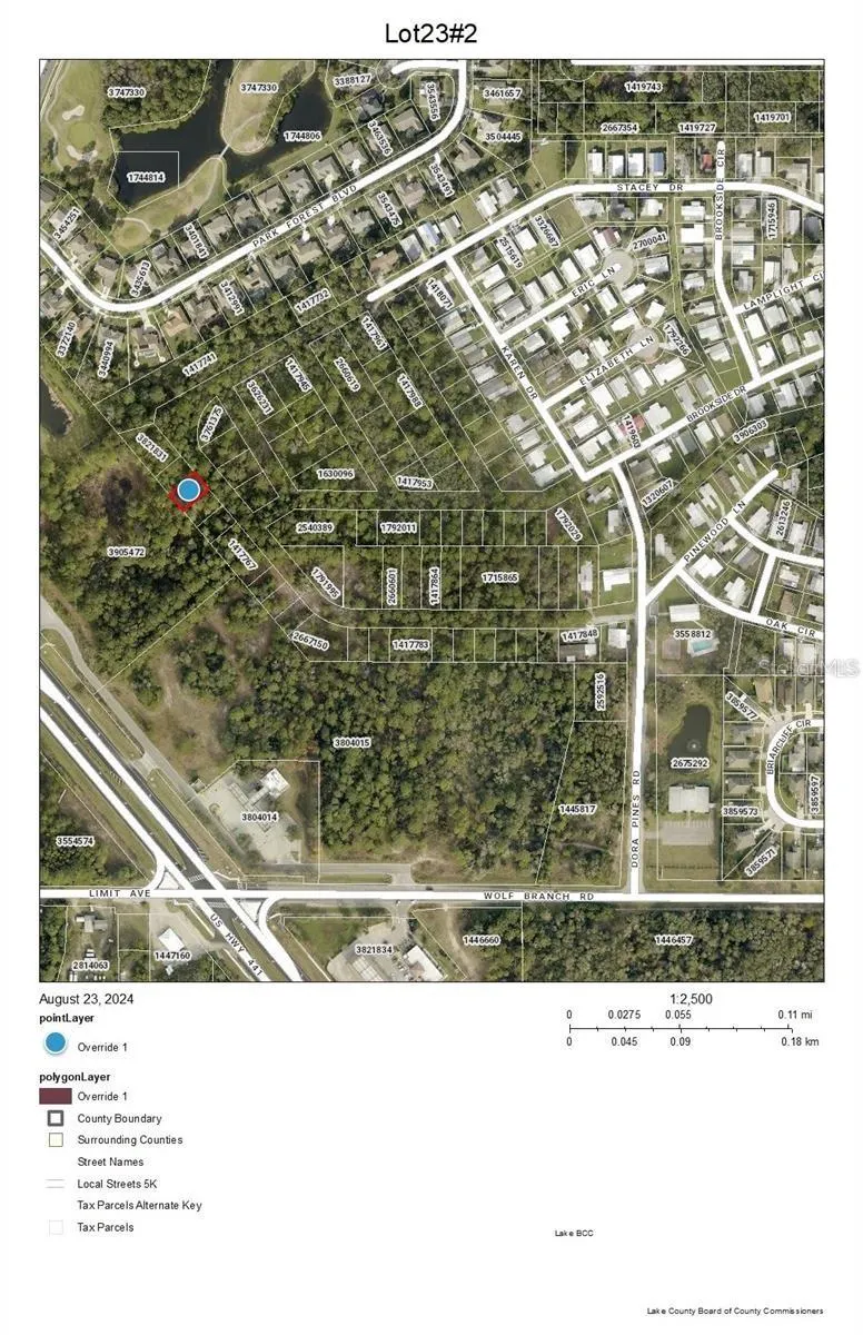 Lot 23 PARK FOREST BLVD Mount Dora, FL 32757