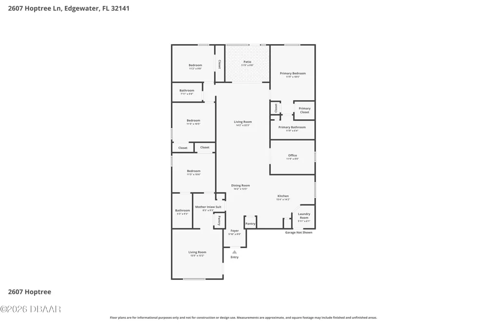 2607 Hoptree Lane Edgewater, FL 32141