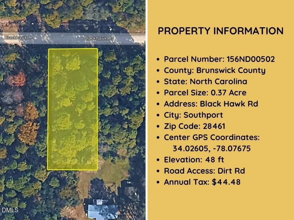 0 Blackhawk Road Southport, NC 28461