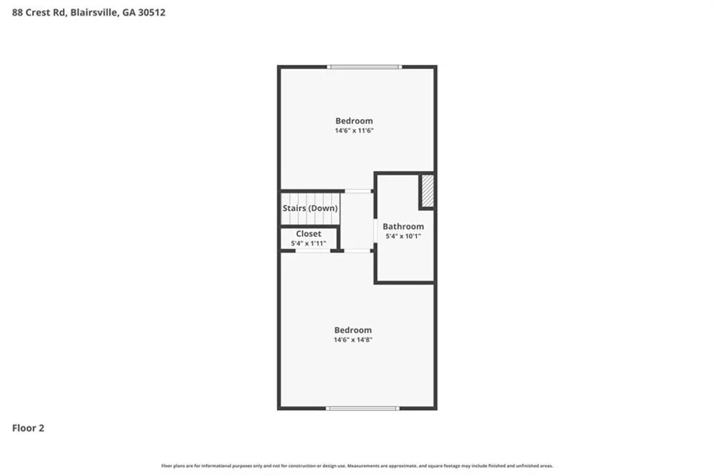 88 Crest Road Blairsville, GA 30512