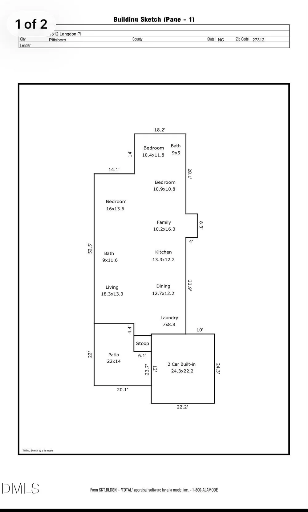 1312 Langdon Place Pittsboro, NC 27312