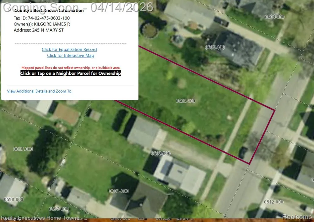 235 N MARY STREET Marine City City, MI 48039
