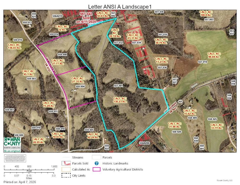 0 NC 801 Highway Mt Ulla, NC 28125
