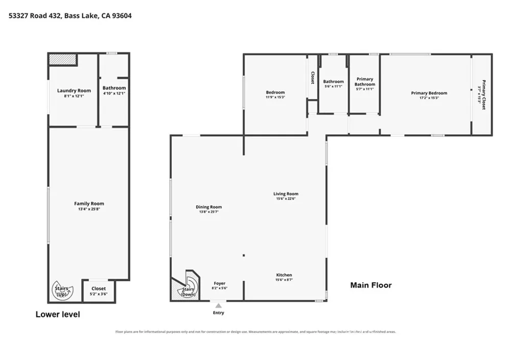53327 Road 432 Bass Lake, CA 93604