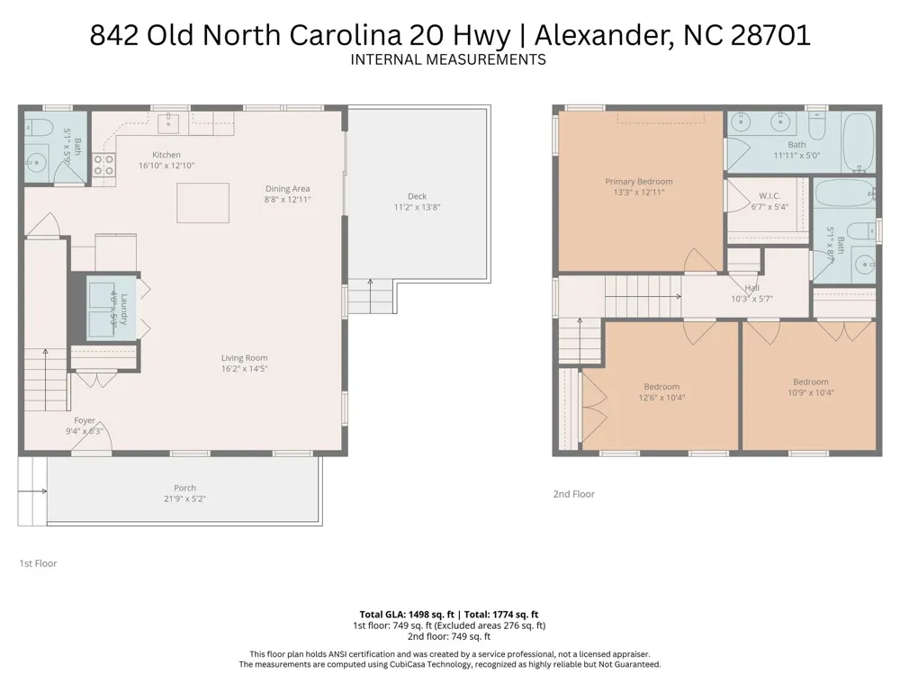 842 Old NC 20 Highway Alexander, NC 28701