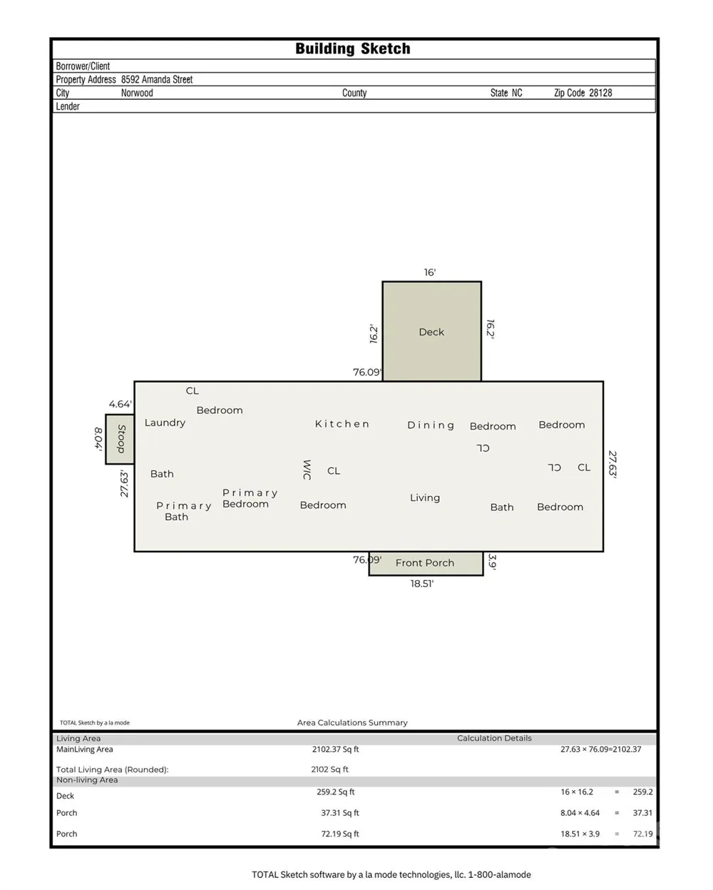 8592 Amanda Lane Norwood, NC 28128