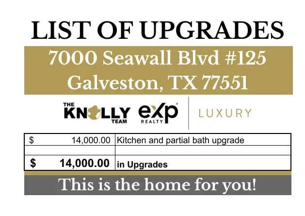 7000 Seawall Boulevard #125 Galveston, TX 77551