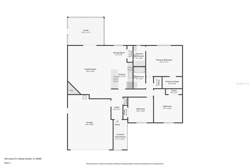 105 LOTUS CIRCLE Safety Harbor, FL 34695