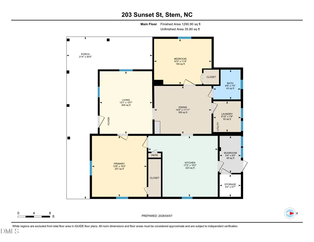 203 Sunset Street Stem, NC 27581