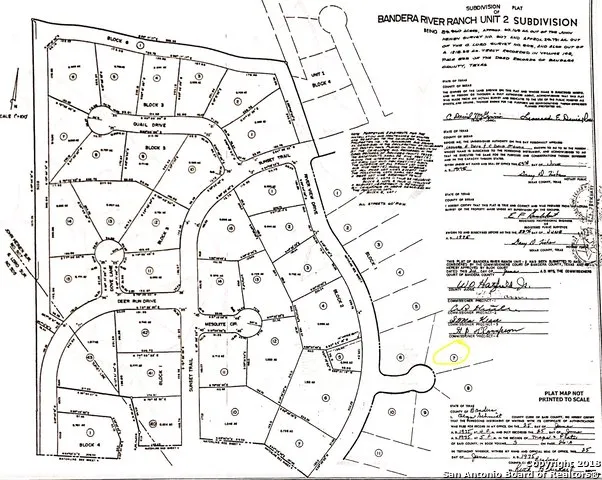 LOT 7 BLUEBONNET CIR Bandera, TX 78003