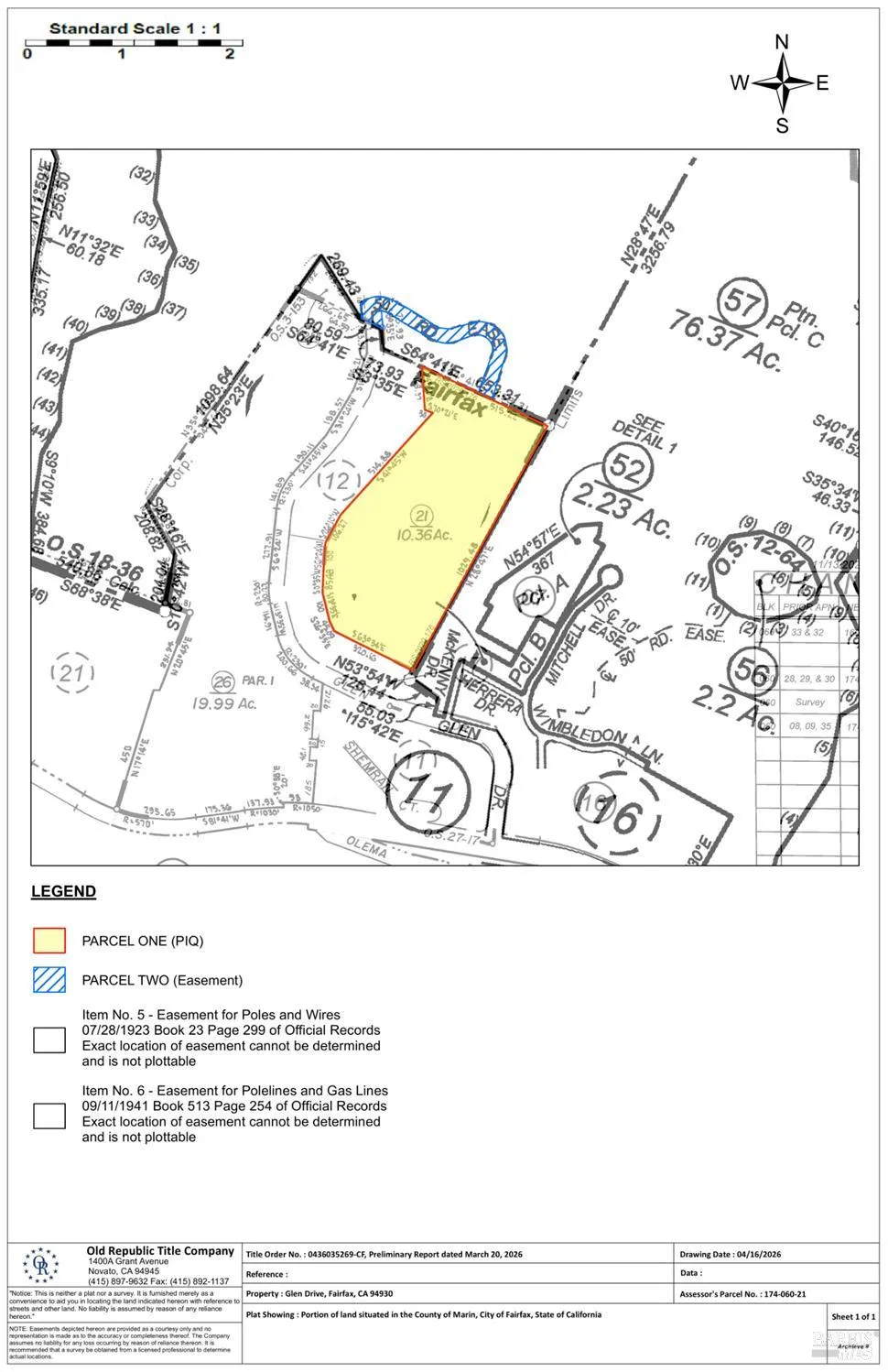 Glen Drive Fairfax, CA 94930