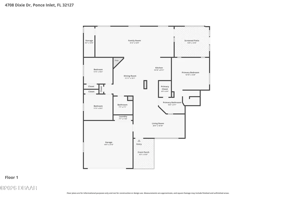 4708 Dixie Drive Ponce Inlet, FL 32127