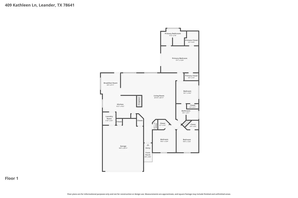 409 Kathleen Lane Leander, TX 78641