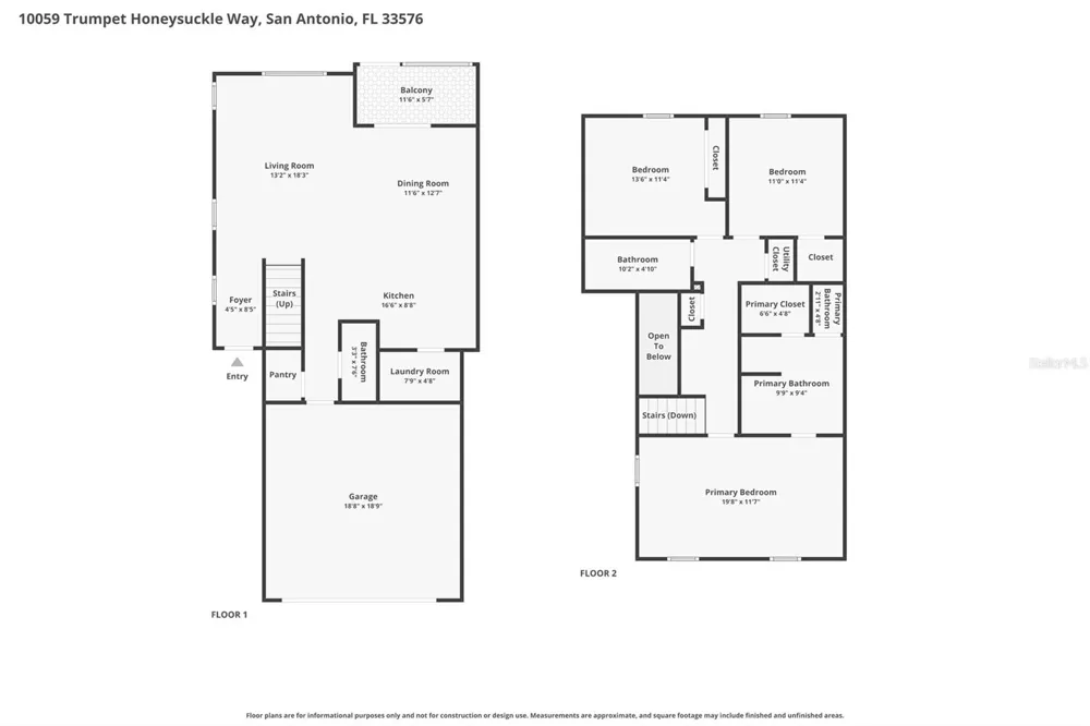 10059 TRUMPET HONEYSUCKLE WAY San Antonio, FL 33576