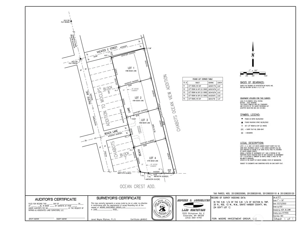 4776 Beach Lane Moclips, WA 98562