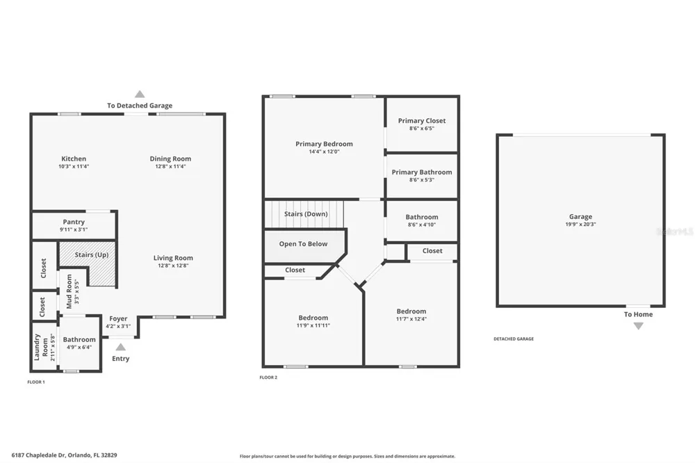 6187 CHAPLEDALE DRIVE Orlando, FL 32829