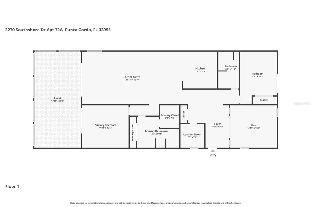 3270 SOUTHSHORE DRIVE #72A Punta Gorda, FL 33955