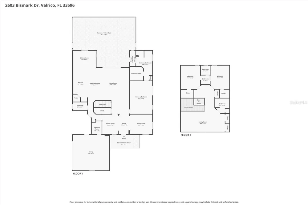 2603 BISMARK DRIVE Valrico, FL 33596
