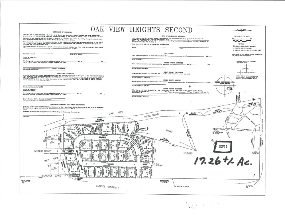 XXX Ridge Rd & Turner Drive Henderson, MN 56044