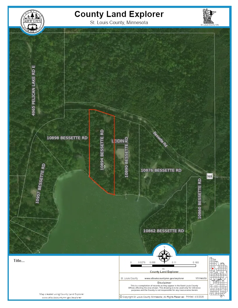 10894 Bessette Road Orr, MN 55771