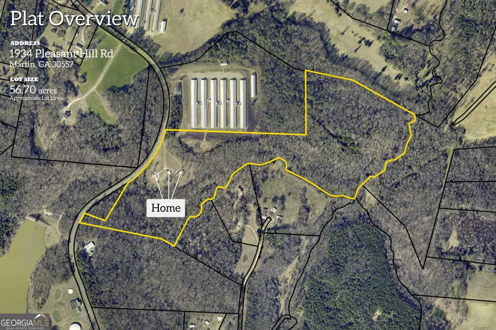 1934 Pleasant Hill RD Martin, GA 30557