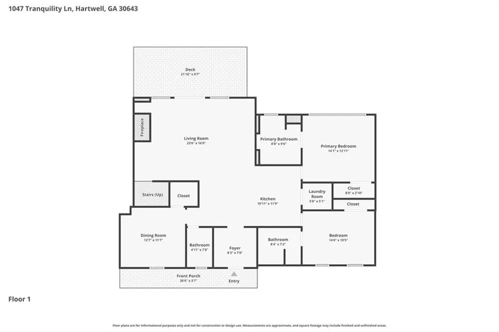 1047 Tranquility Lane Hartwell, GA 30643