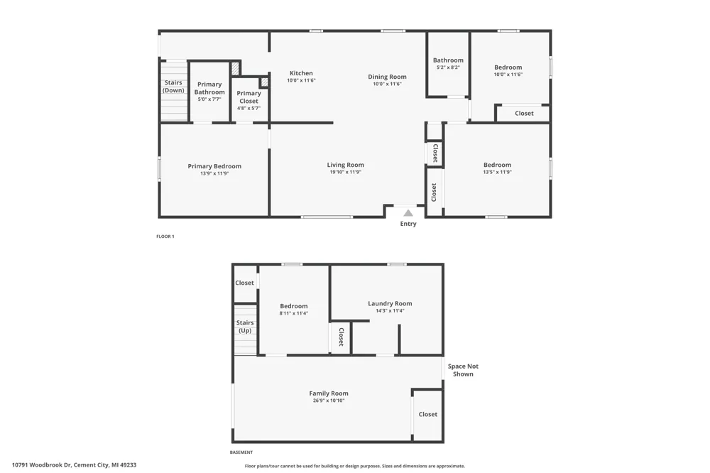 10791 Woodbrook Drive Cement City, MI 49233