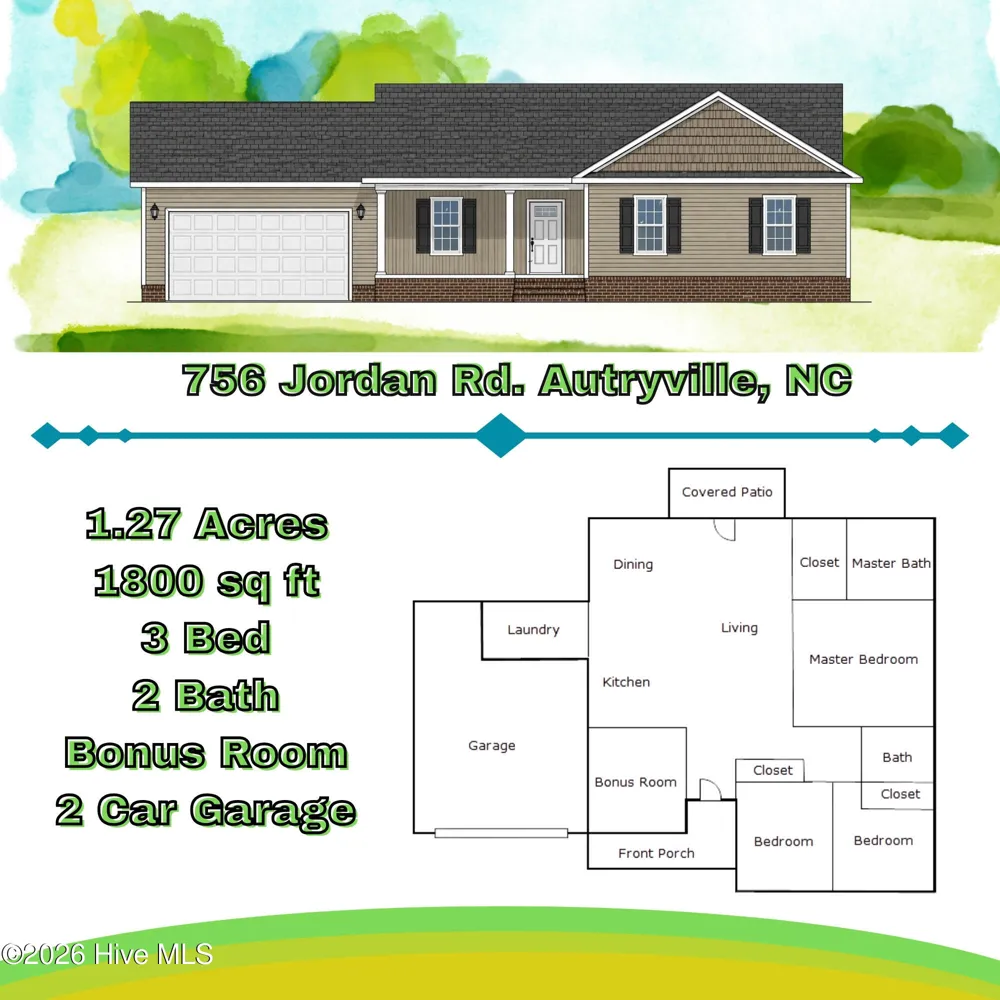 756 Jordan Road Autryville, NC 28318