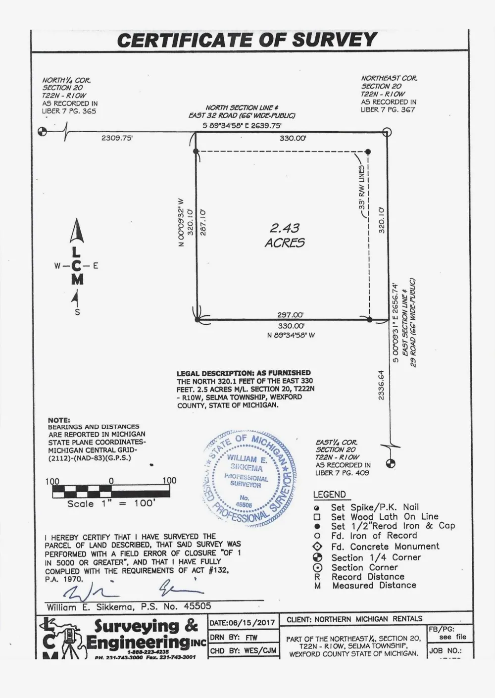 3044 S 29 ROAD Selma Township, MI 49601
