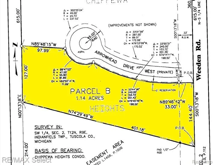 Weeden Road Indianfields Township, MI 48723