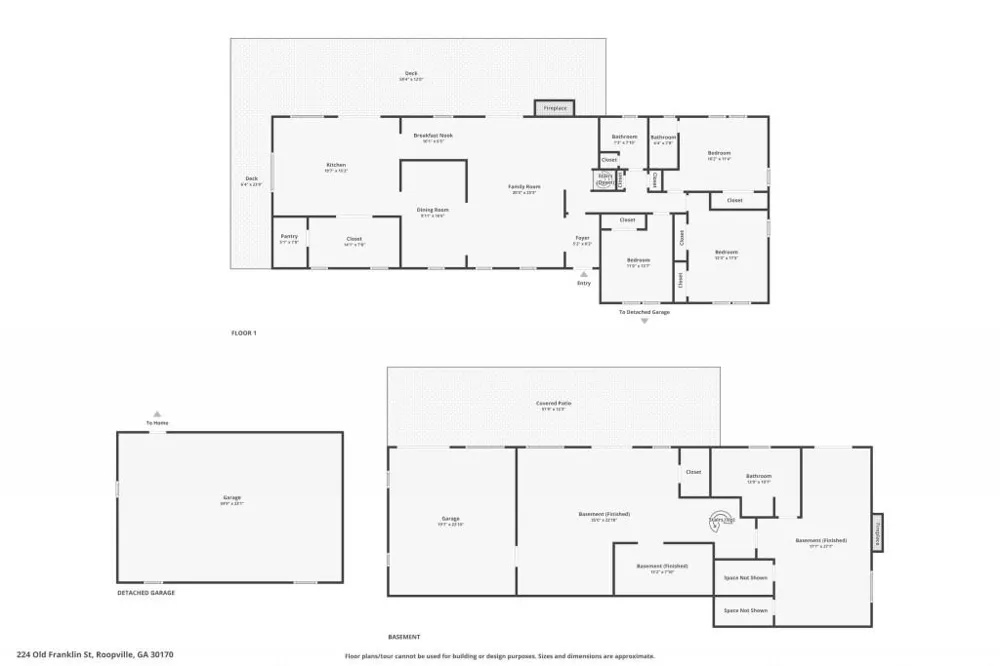 224 Old Franklin Street Roopville, GA 30170