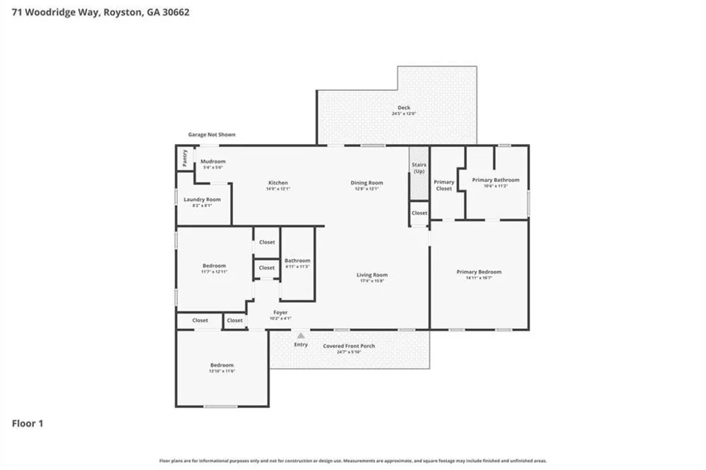 71 Woodridge Way Royston, GA 30662
