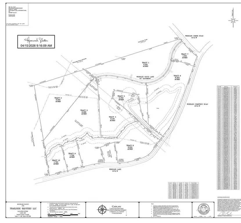 Lot 1 Wheeler Creek Road Maysville, GA 30558