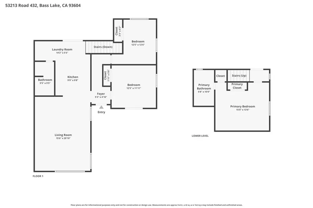 53213 Road 432 Bass Lake, CA 93604