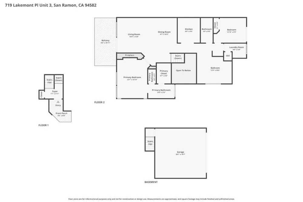 719 Lakemont Place #3 San Ramon, CA 94582