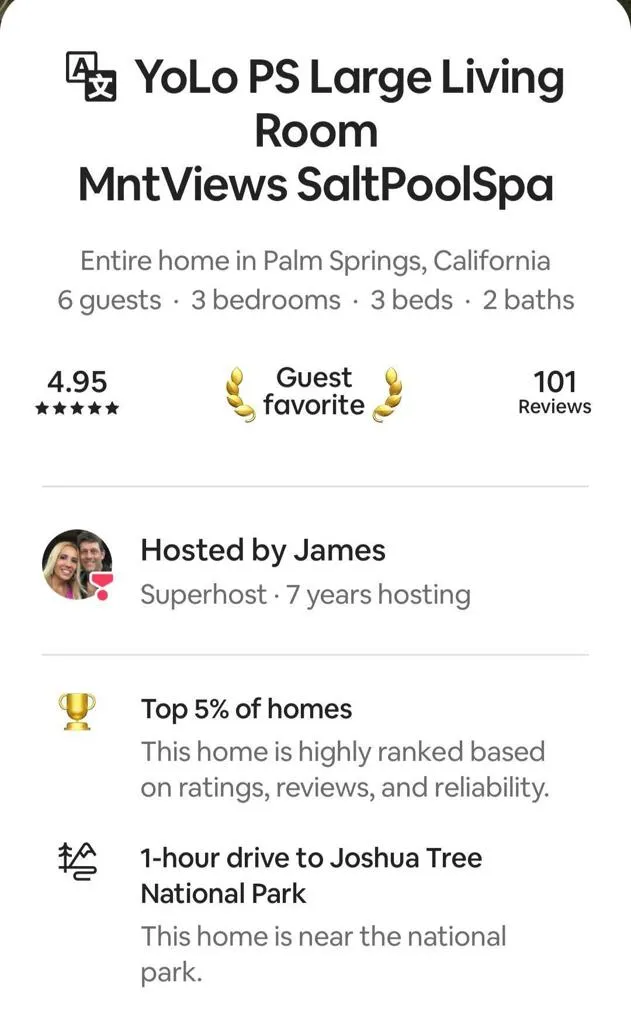 1962 E Baristo Road Palm Springs, CA 92262