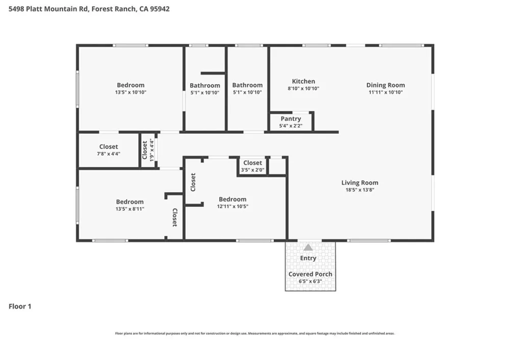 5498 Platt Mountain Forest Ranch, CA 95942