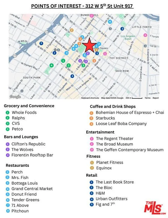 312 W 5th Street #917 Los Angeles, CA 90013