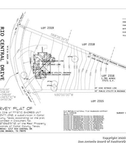 1217 RIO CENTRAL DR Spring Branch, TX 78070