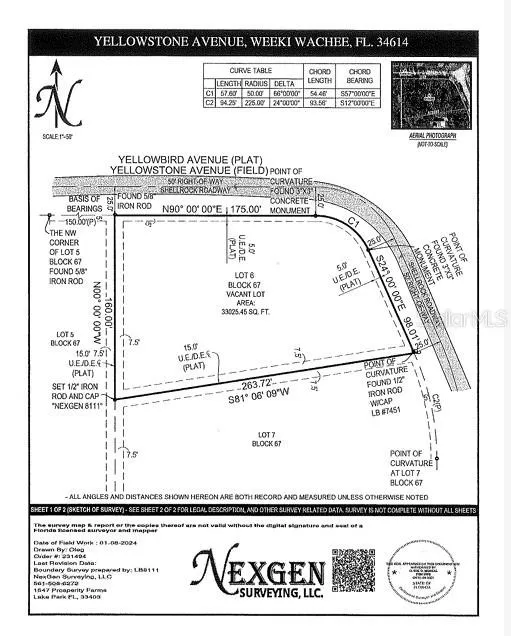 0 YELLOWSTONE AVENUE Weeki Wachee, FL 34614