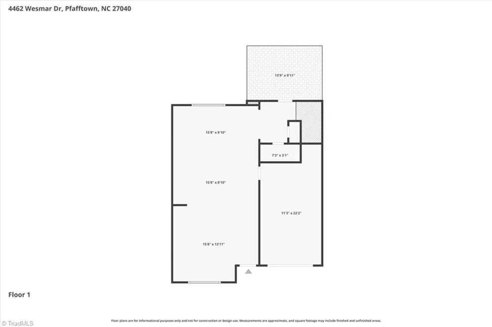 4462 Wesmar Drive Pfafftown, NC 27040