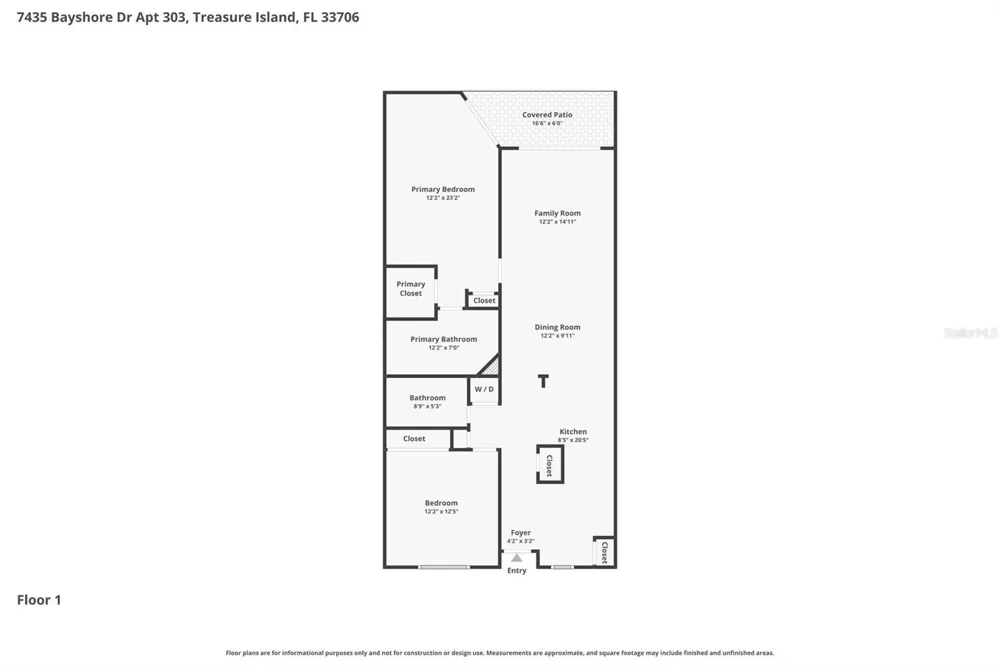 7435 BAYSHORE DRIVE #303 Treasure Island, FL 33706