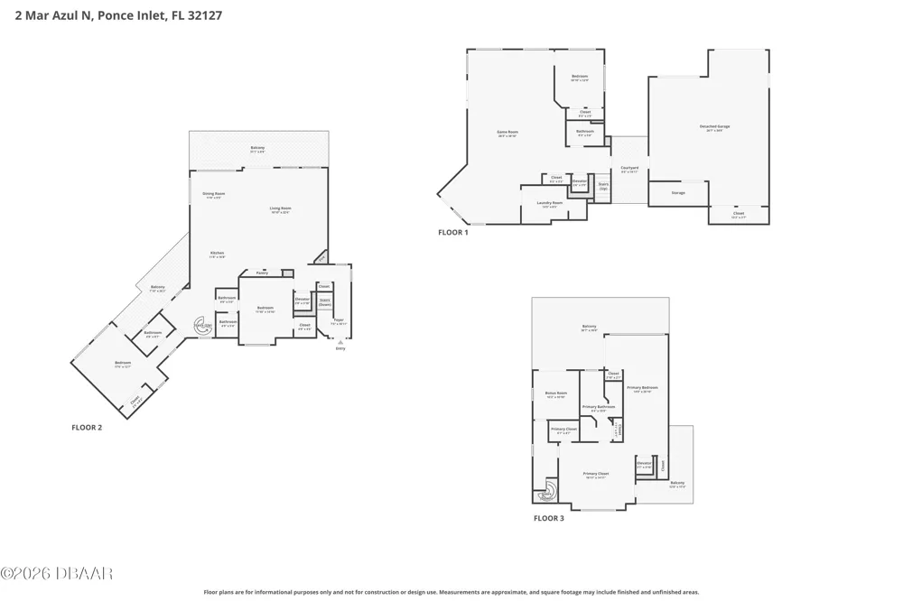 2 Mar Azul Ponce Inlet, FL 32127