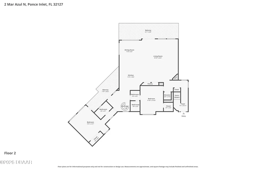 2 Mar Azul Ponce Inlet, FL 32127