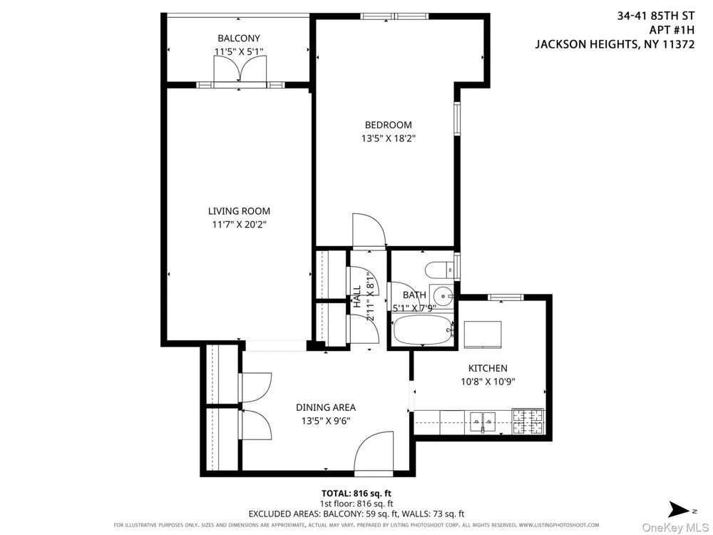 34-41 85th Street #1H Jackson Heights, NY 11372