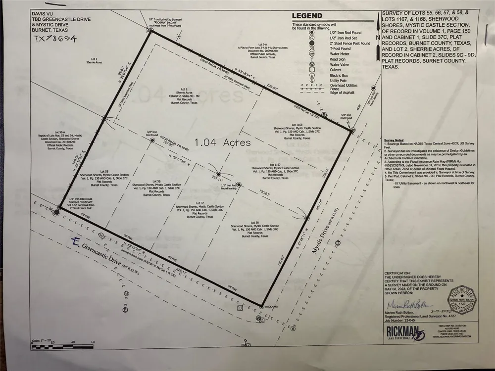 55 Greencastle and Mystic Drive Granite Shoals, TX 78654
