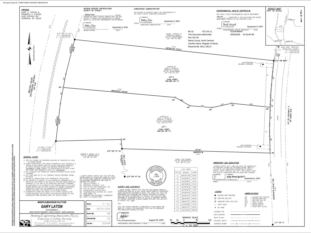 VAC Highway 52 S Highway Norwood, NC 28128