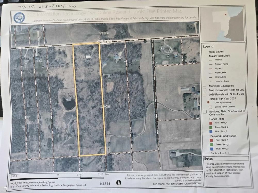 5637 Metcalf VL Road Clyde Township, MI 48049
