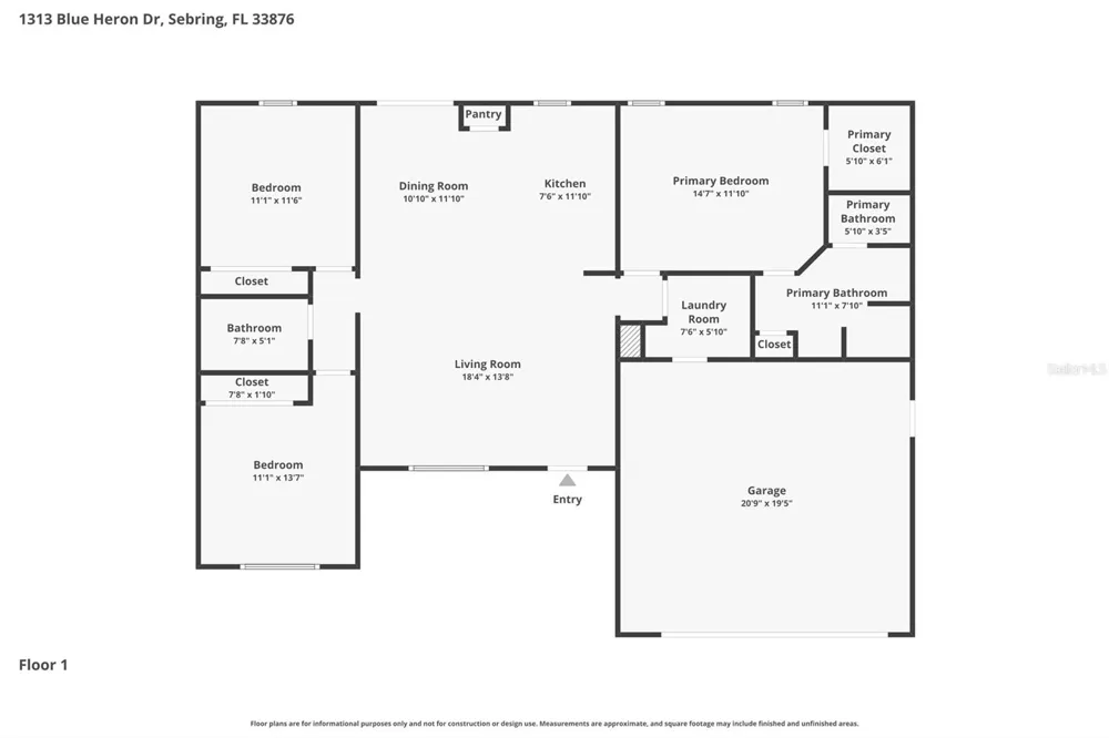 1313 BLUE HERON DRIVE Sebring, FL 33876
