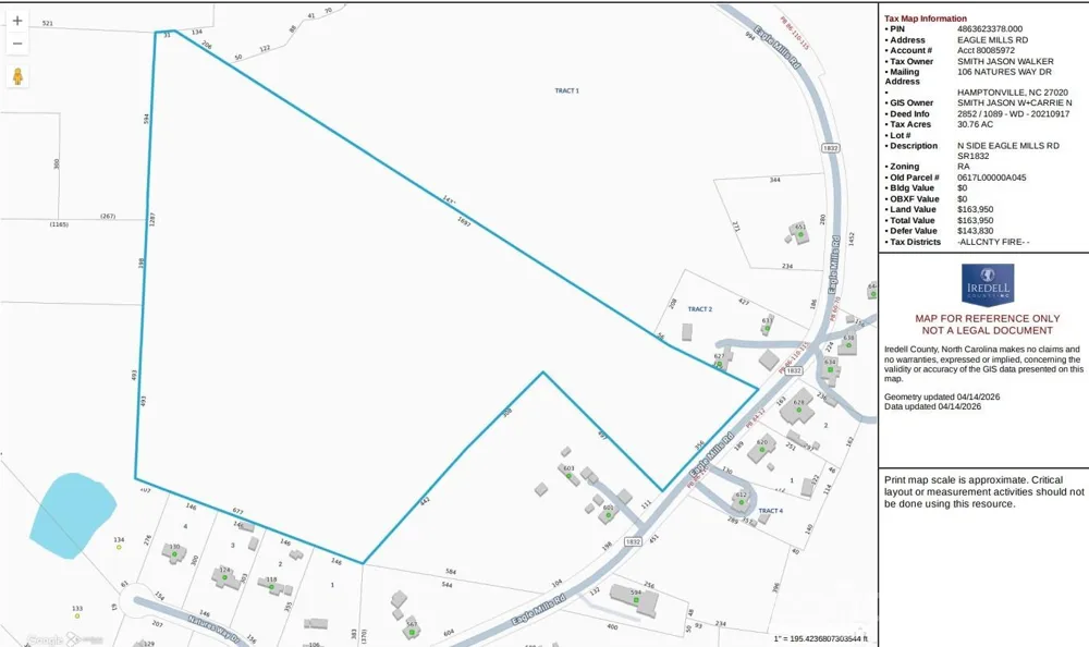 00 Eagle Mills Road Hamptonville, NC 27020
